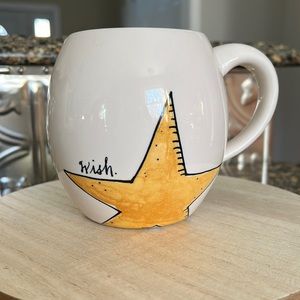 Rae Dunn "WISH" mug - Never used 2018 matches plates sold as set of four